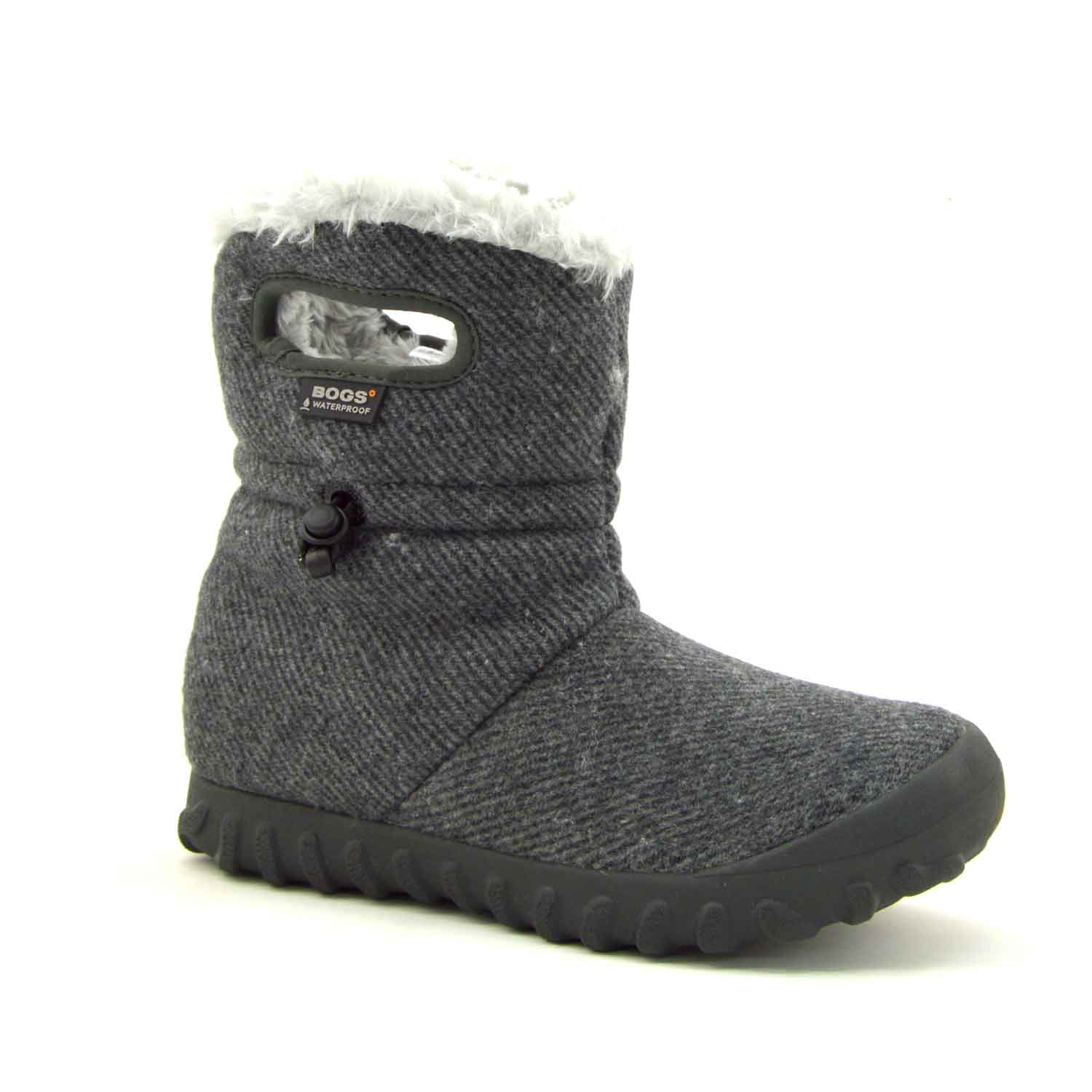 B - Moc Wool Insulated Charcoal Wellies 4 | Wellies Online