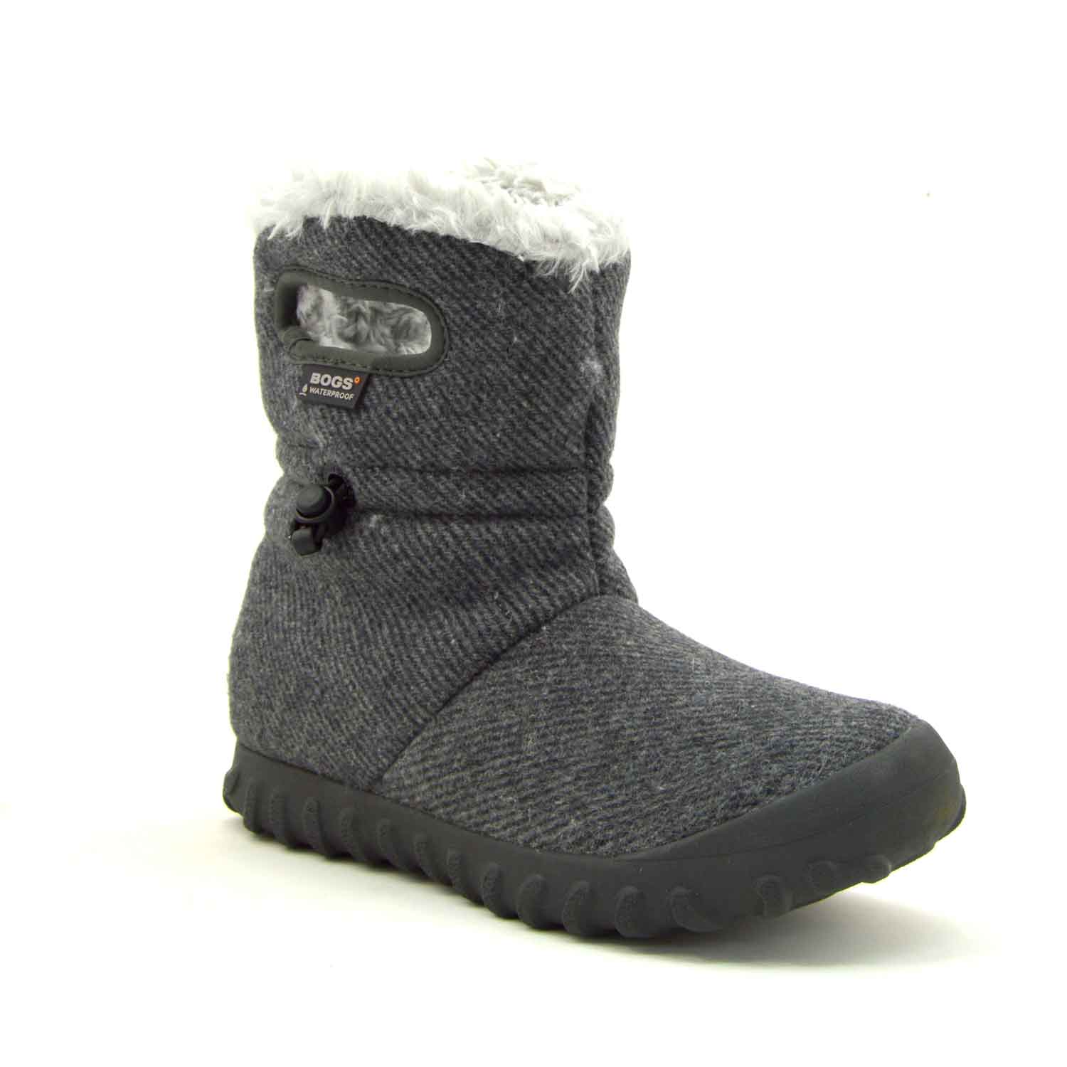 B - Moc Wool Insulated Charcoal Wellies 5 | Wellies Online