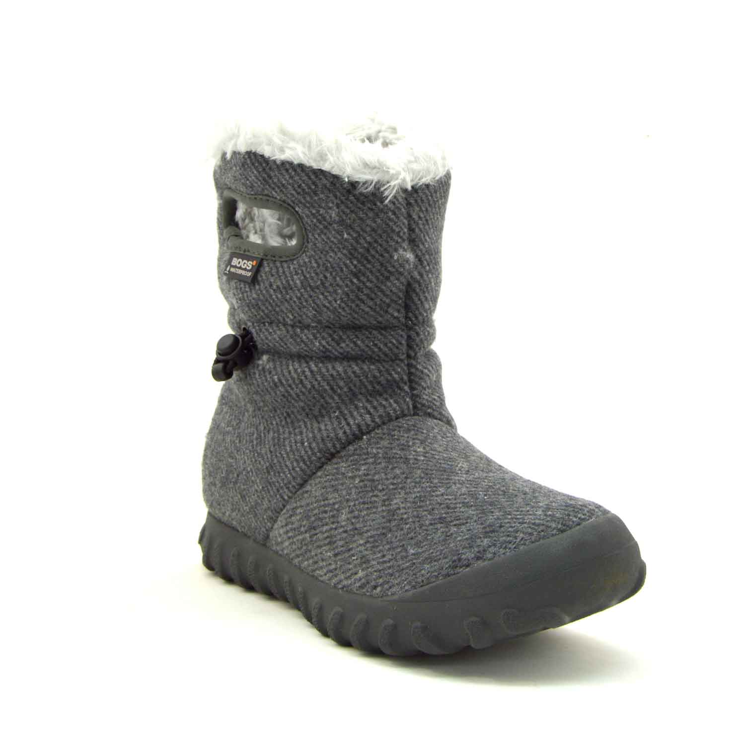 B - Moc Wool Insulated Charcoal Wellies 6 | Wellies Online