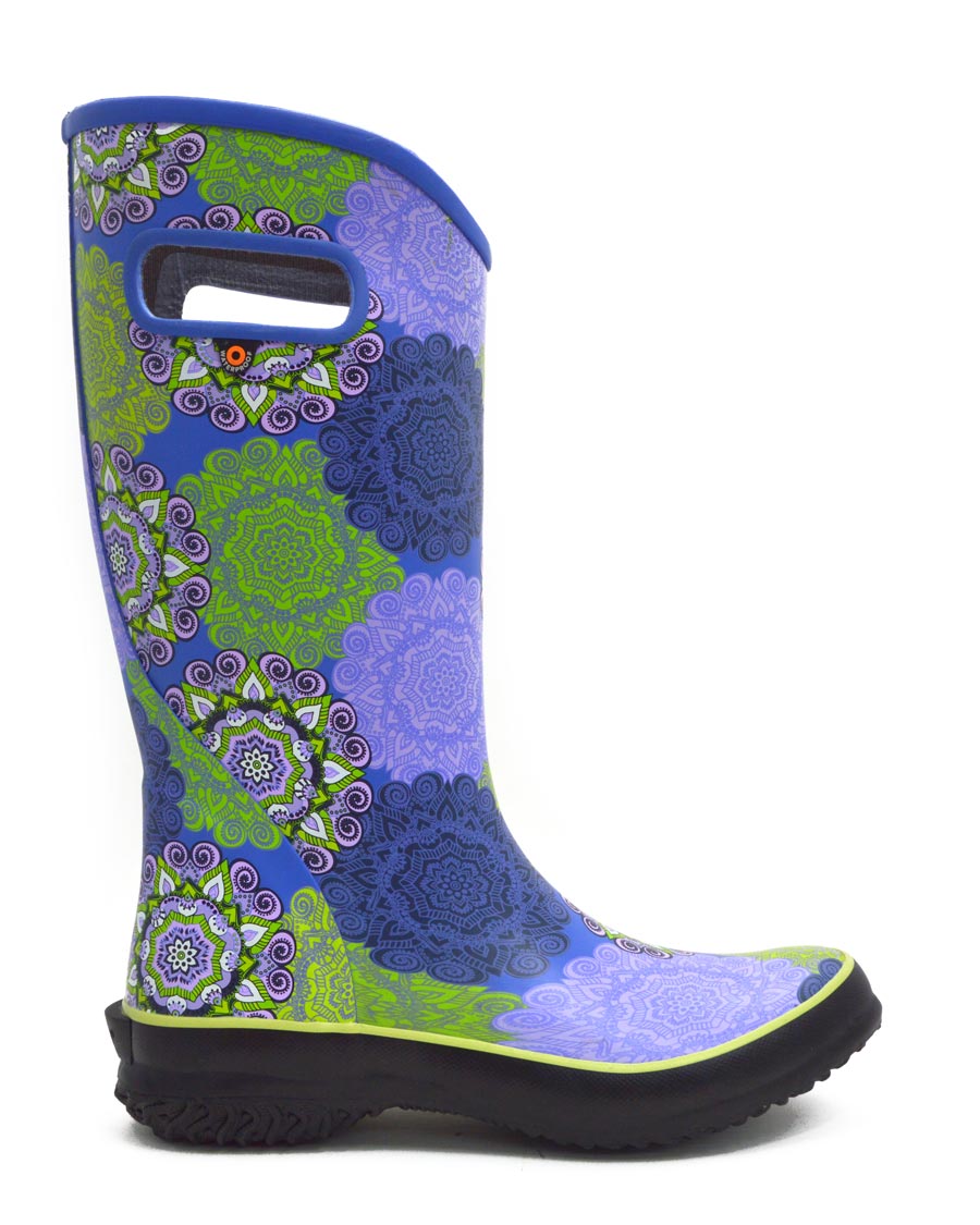 Mandala Purple Rain Boots