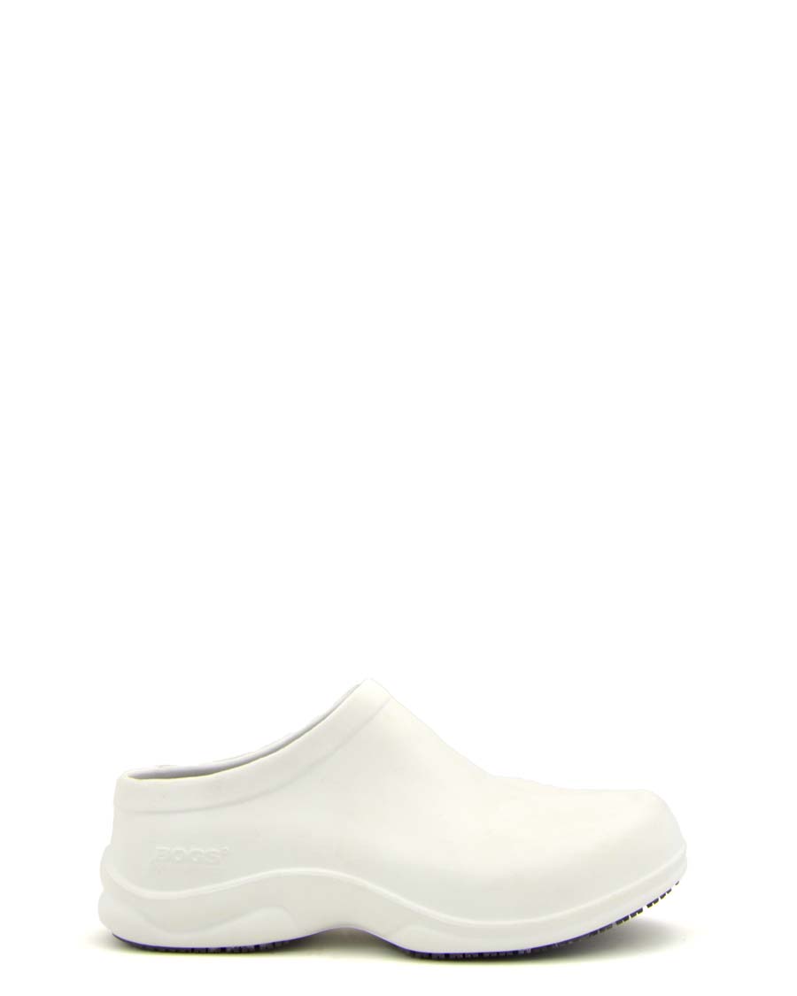 Stewart Mens White Clog