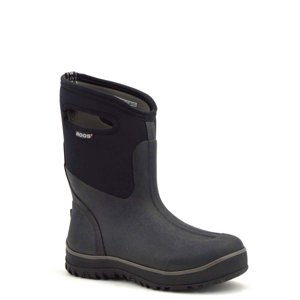 Bogs Ultra Mid Black Mens Gumboots 4 | Wellies Online