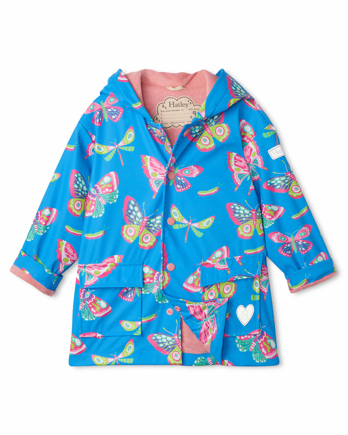 Botanical Butterflies Raincoat