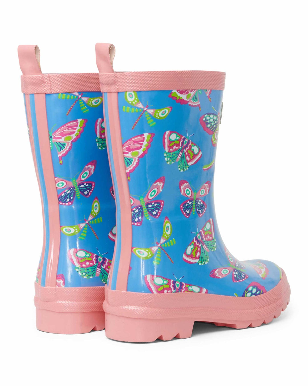 Botanical Butterflies Shiny Gumboots 3 | Wellies Online