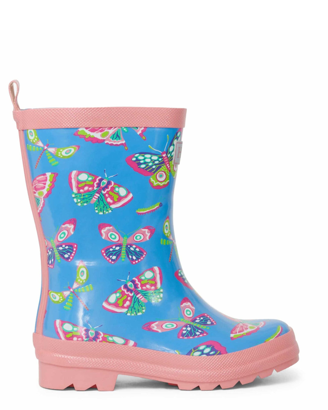 Botanical Butterflies Shiny Gumboots 1 | Wellies Online