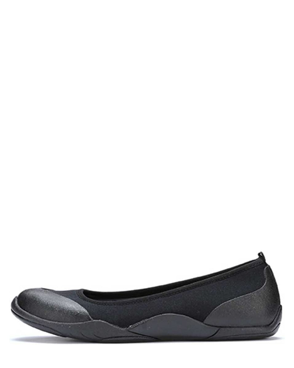 Breezy Ballet Flats Black 3 | Wellies Online