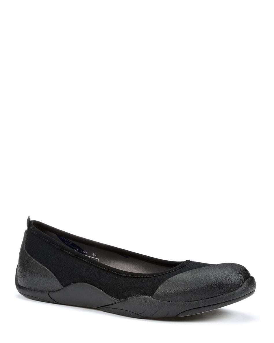 Breezy Ballet Flats Black 1 | Wellies Online