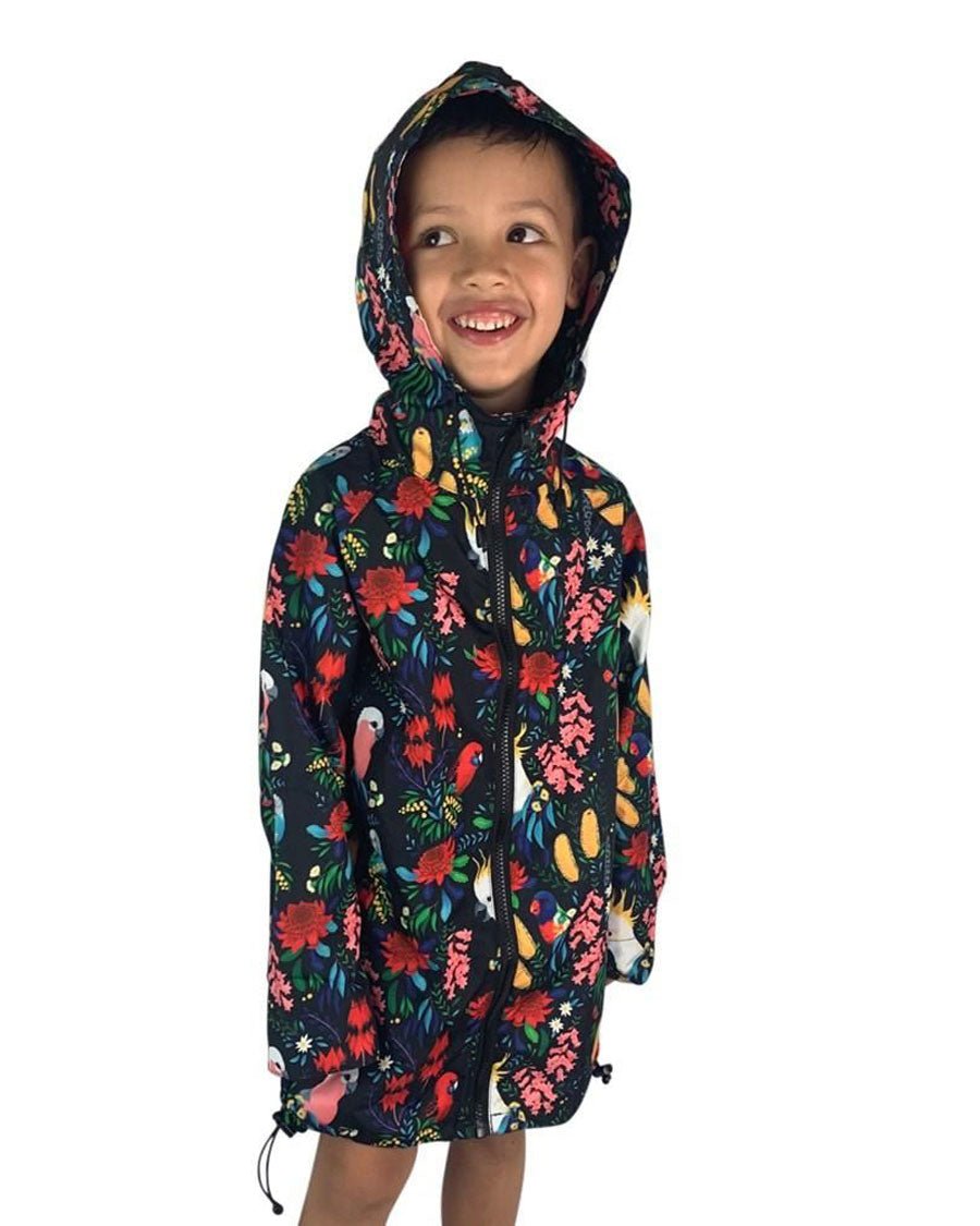 Bush Parrots Kids Rain Jacket 1 | Wellies Online