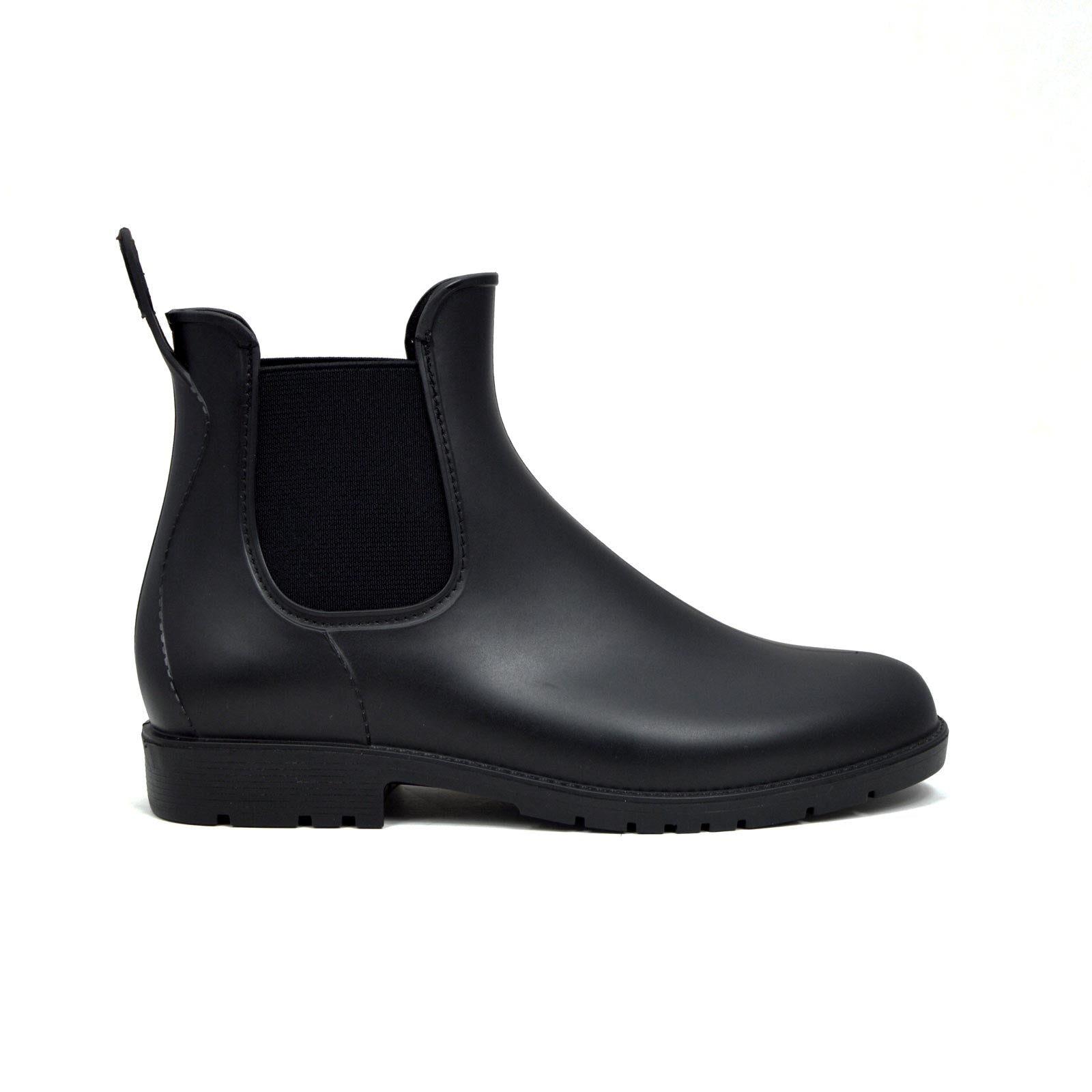 Chelsea Black Ankle Rain Boots PVC 2 | Wellies Online