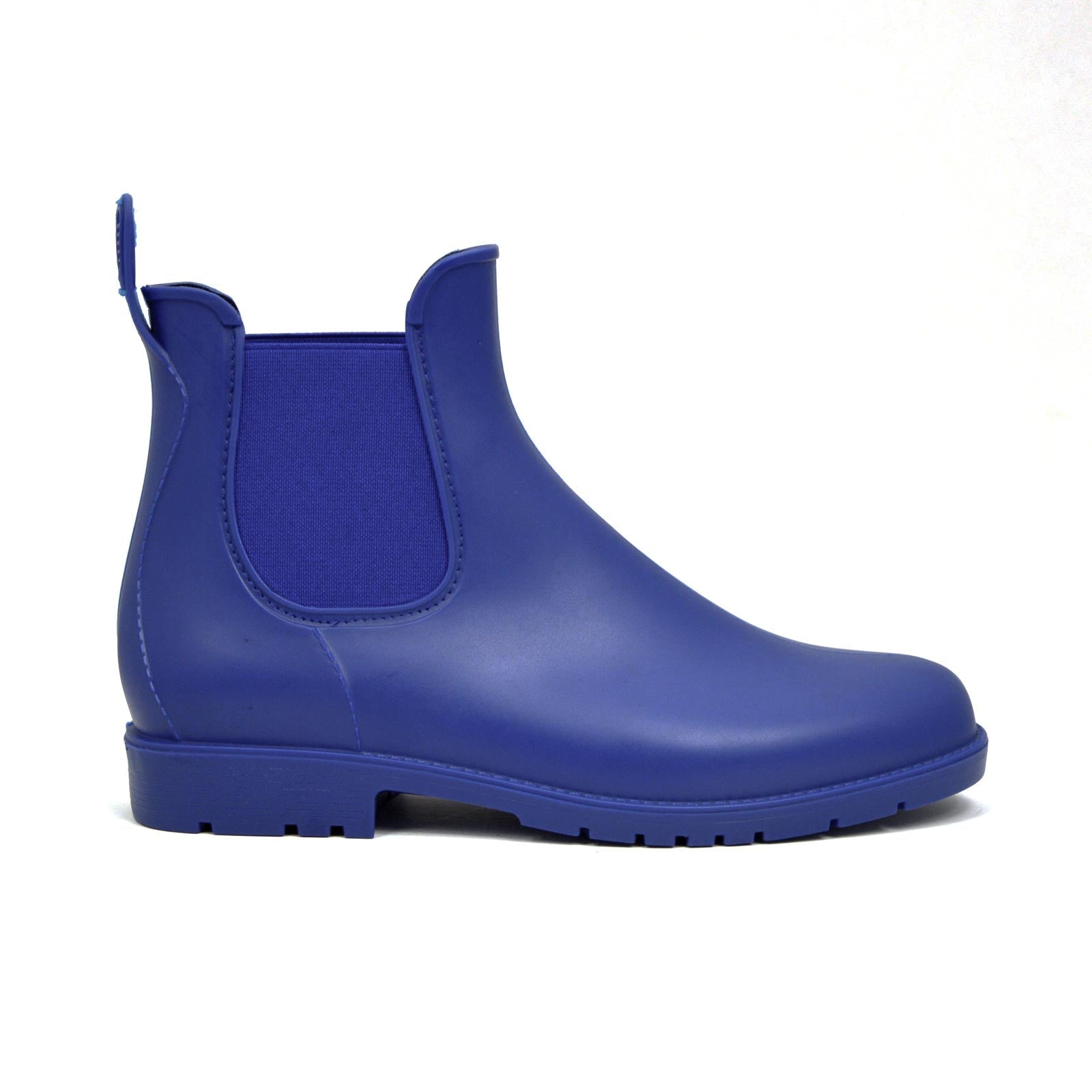 Chelsea Blue Ankle Rain Boots PVC 2 | Wellies Online
