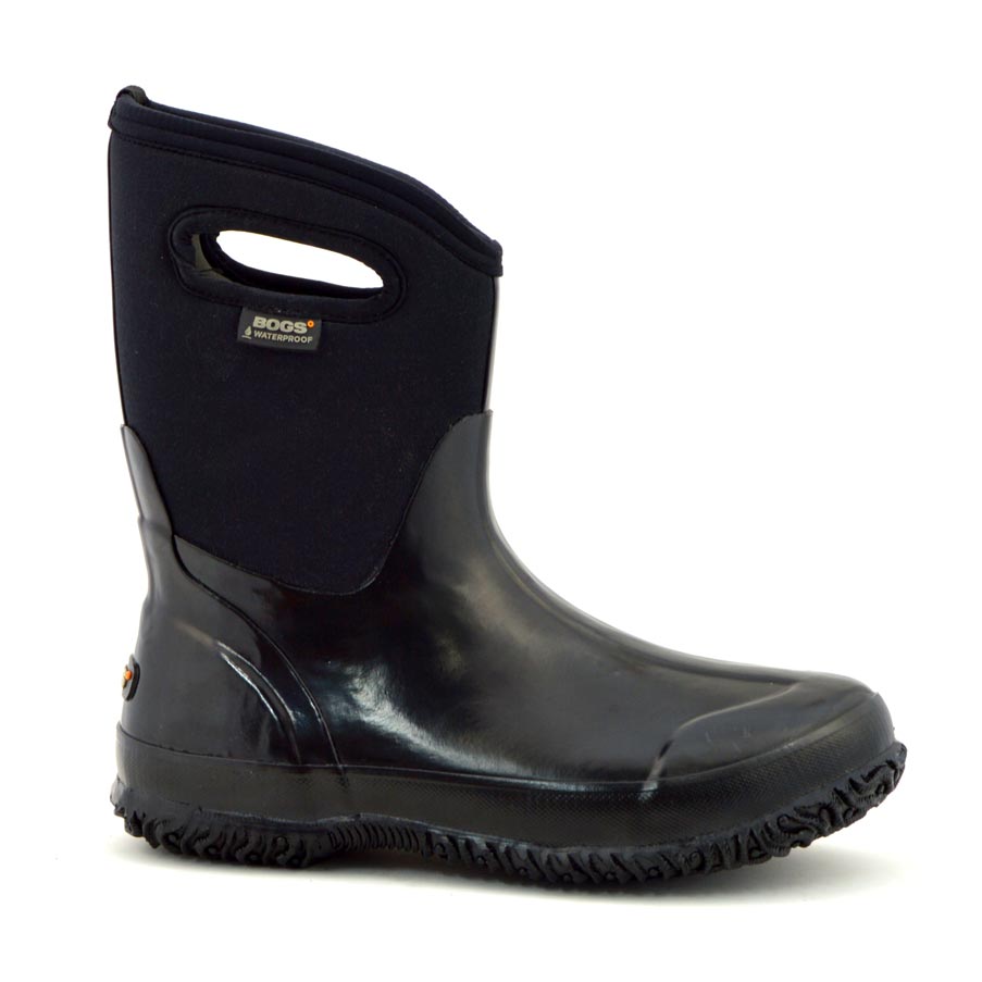 Classic Mid Black Shiny Wellies 3 | Wellies Online