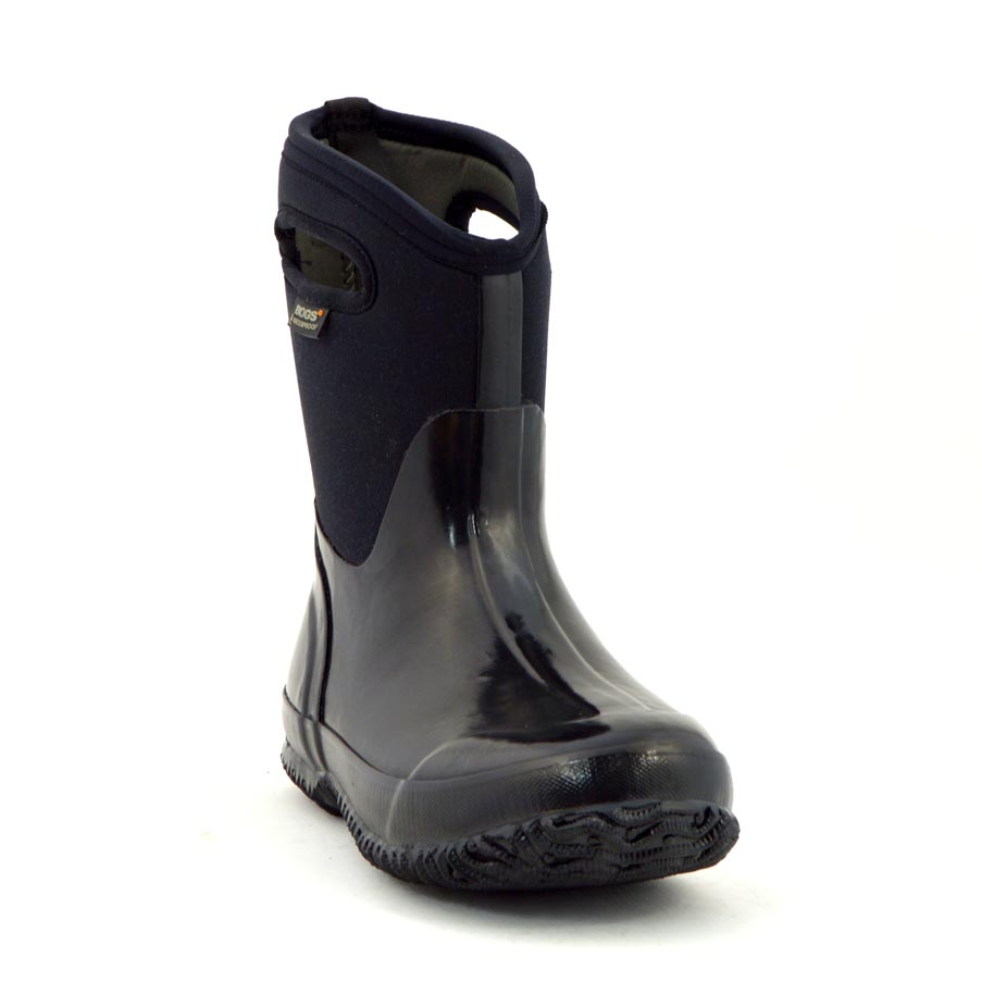Classic Mid Black Shiny Wellies 7 | Wellies Online