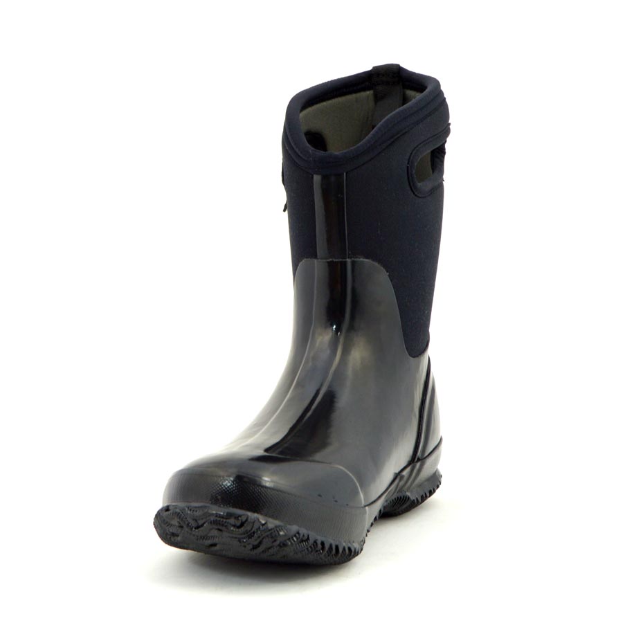 Classic Mid Black Shiny Wellies 10 | Wellies Online