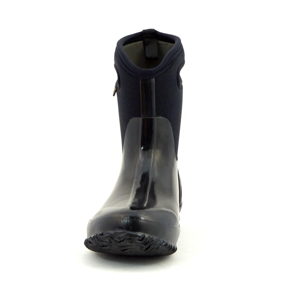 Classic Mid Black Shiny Wellies 9 | Wellies Online