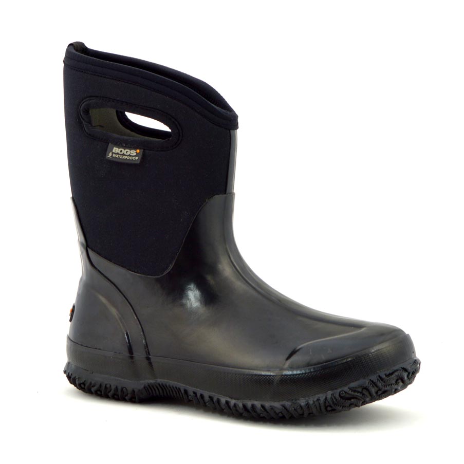 Classic Mid Black Shiny Wellies 4 | Wellies Online