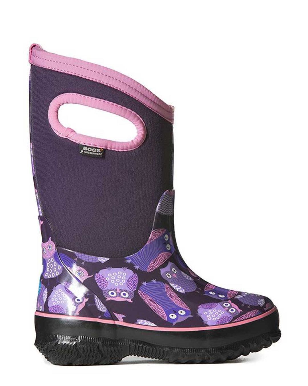 Classic Owl Purple Gumboots 1 | Wellies Online