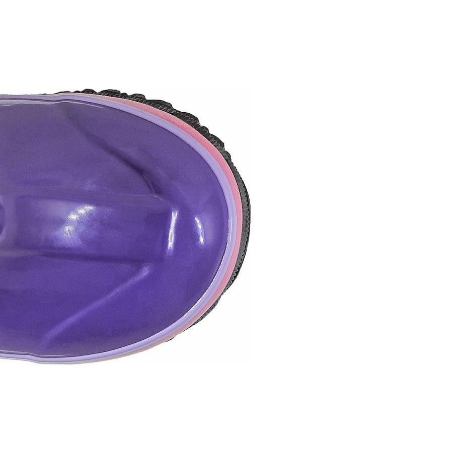 Classic Pansies Purple Gumboots 4 | Wellies Online
