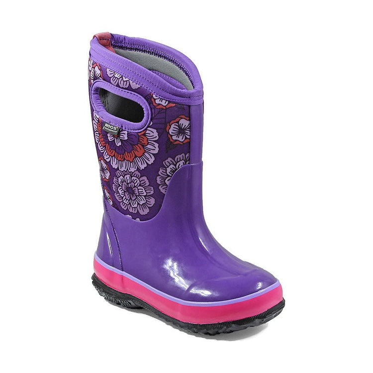 Classic Pansies Purple Gumboots 6 | Wellies Online