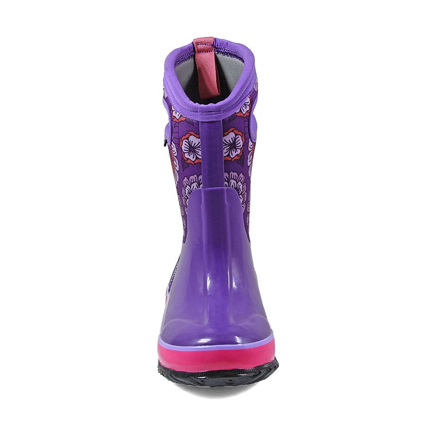 Classic Pansies Purple Gumboots 5 | Wellies Online