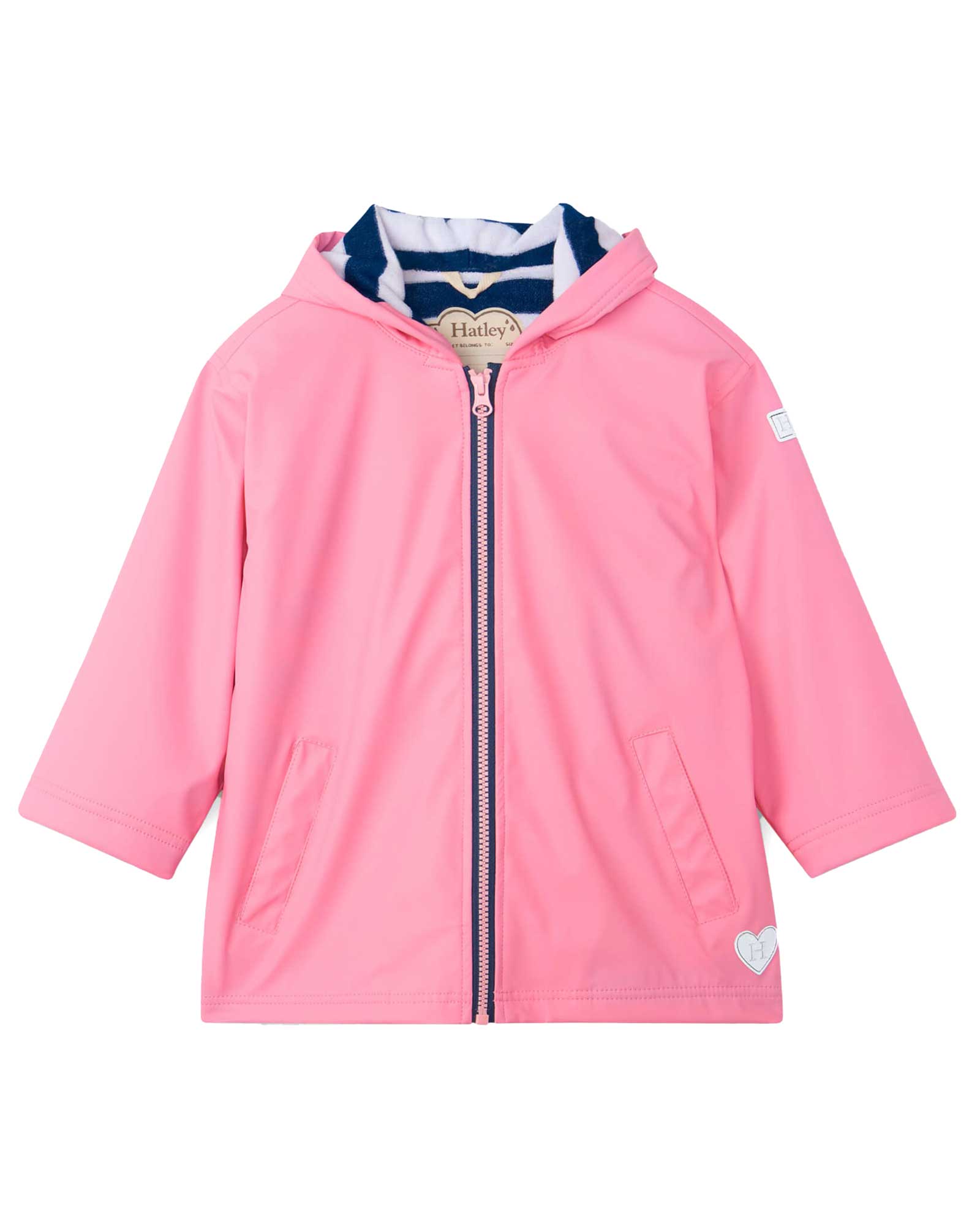 Classic Pink Zip Up Splash Jacket