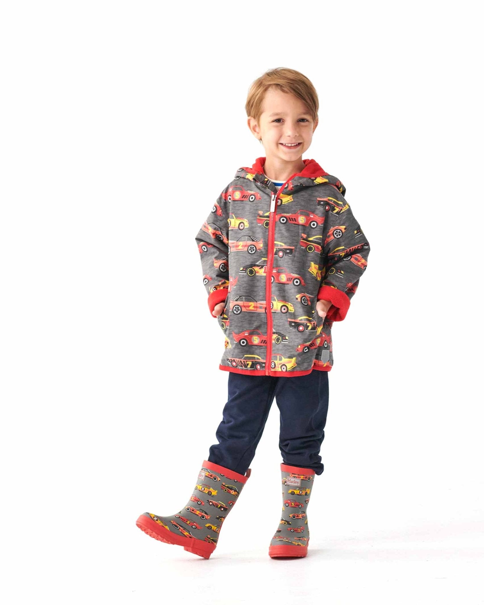 Classic Race Cars Microfleece Lined Jacket 3 | Wellies Online