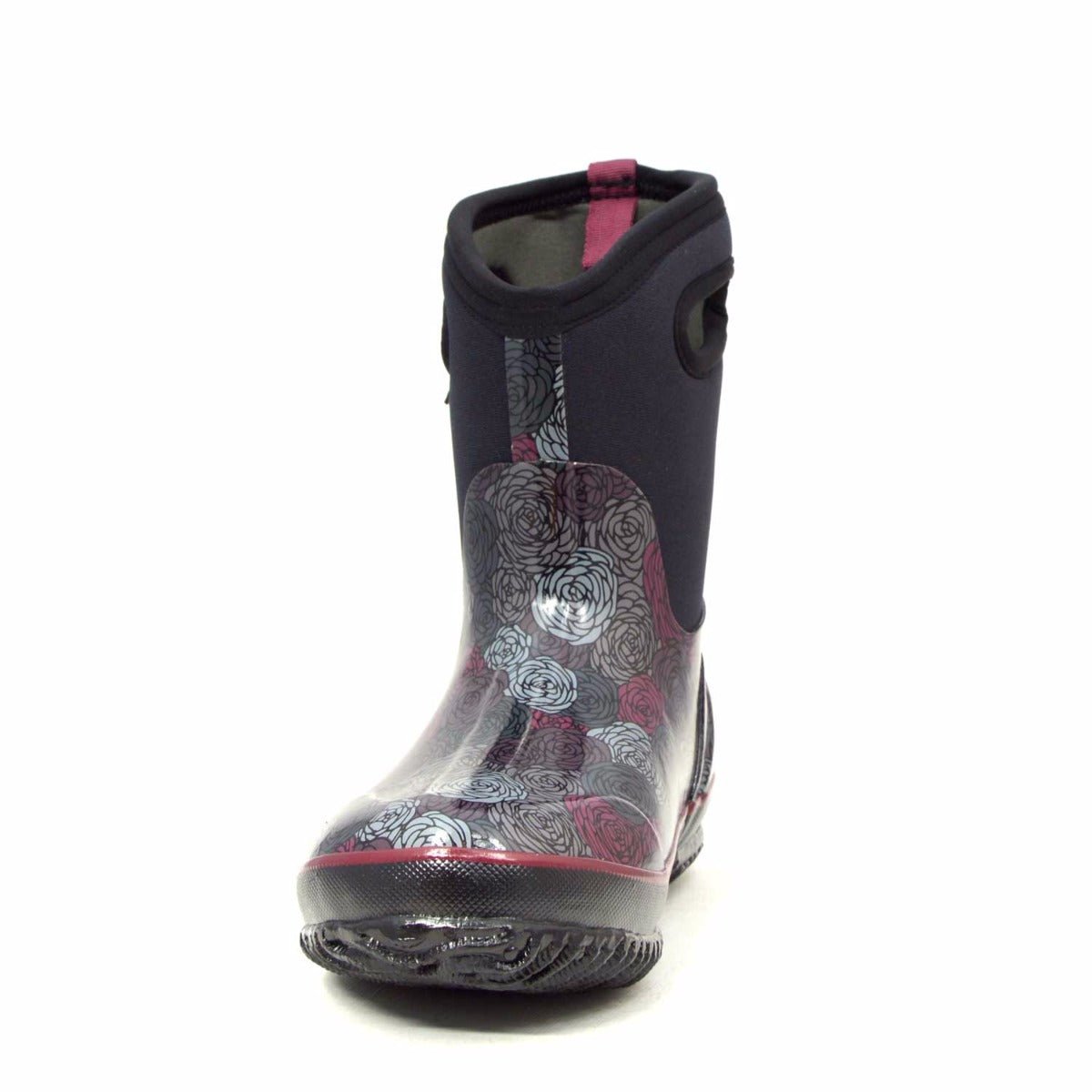 Classic Rosey Mid Black Gumboots 9 | Wellies Online