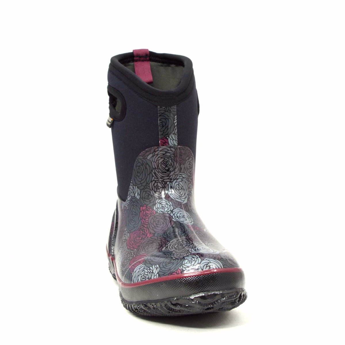 Classic Rosey Mid Black Gumboots 7 | Wellies Online