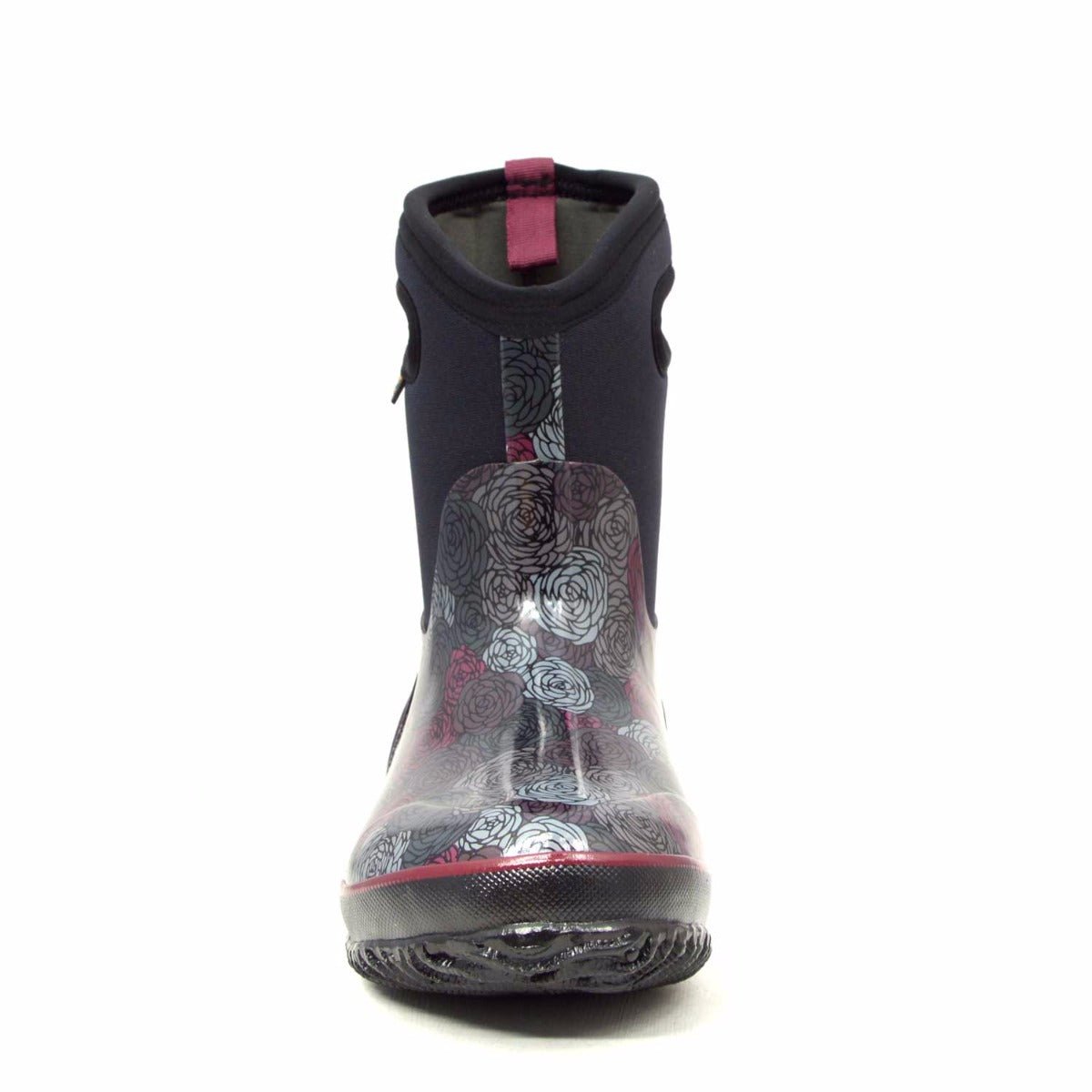 Classic Rosey Mid Black Gumboots 8 | Wellies Online