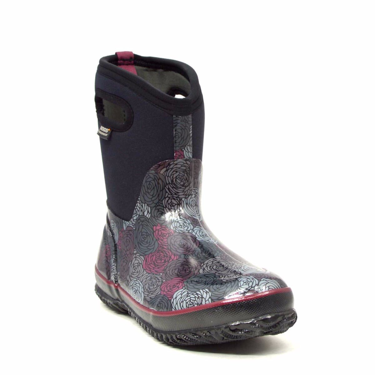 Classic Rosey Mid Black Gumboots 6 | Wellies Online