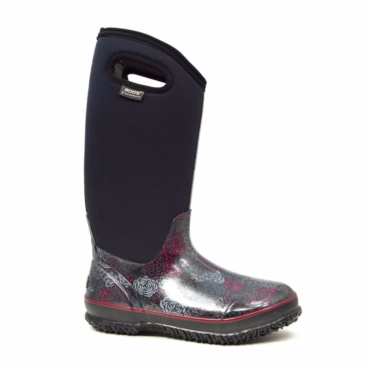 Classic Rosey Tall Black Gumboots 3 | Wellies Online