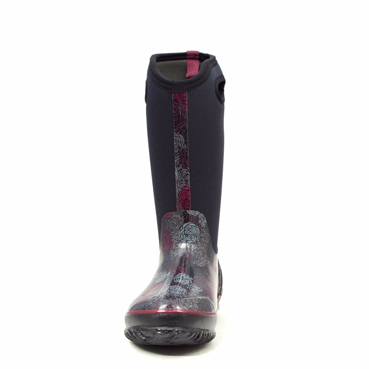 Classic Rosey Tall Black Gumboots 9 | Wellies Online