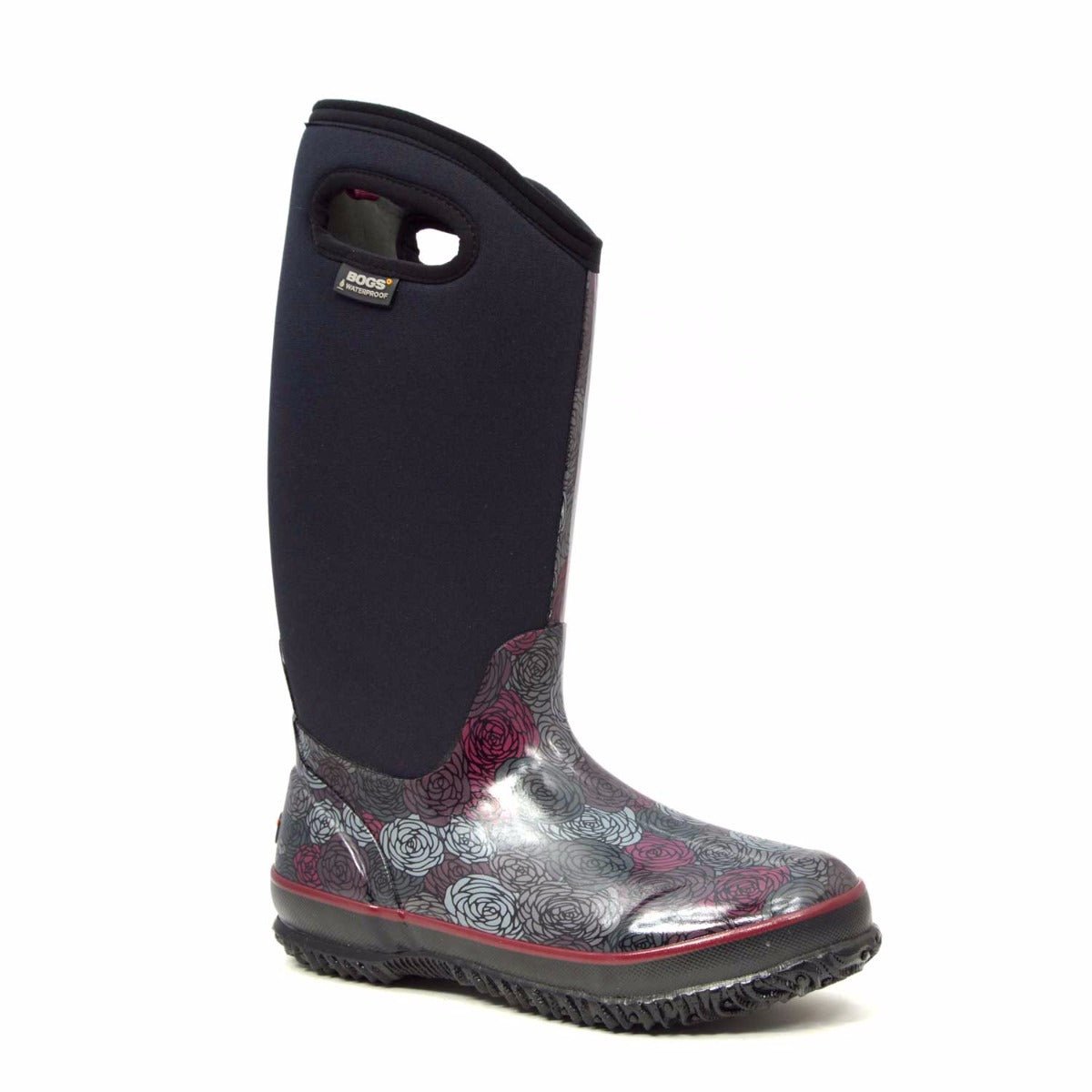 Classic Rosey Tall Black Gumboots 4 | Wellies Online