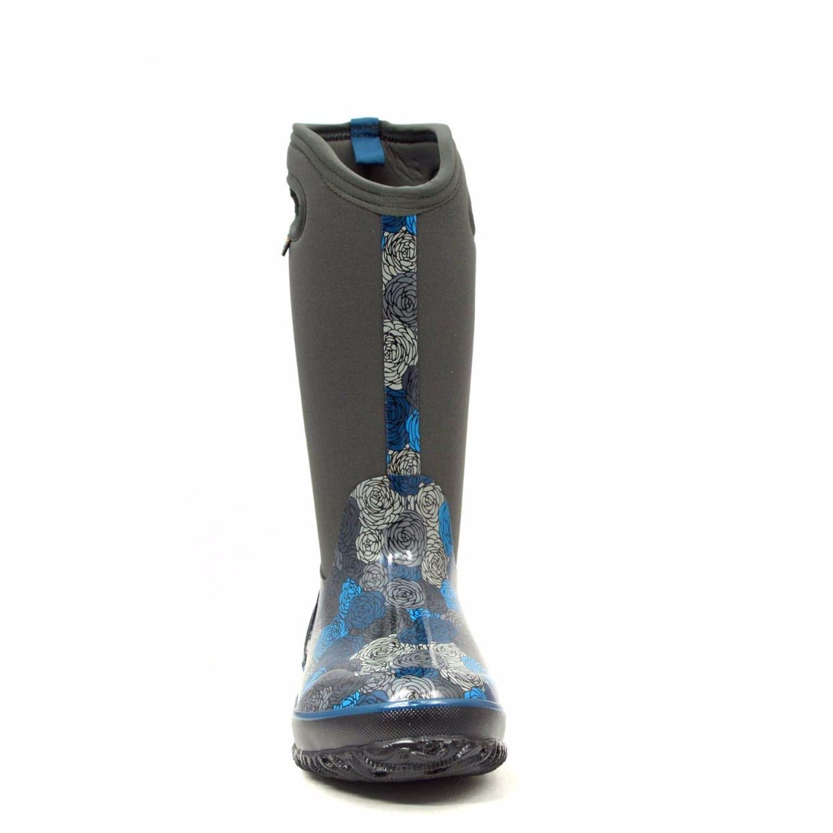 Classic Rosey Tall Dark Grey Gumboots 8 | Wellies Online