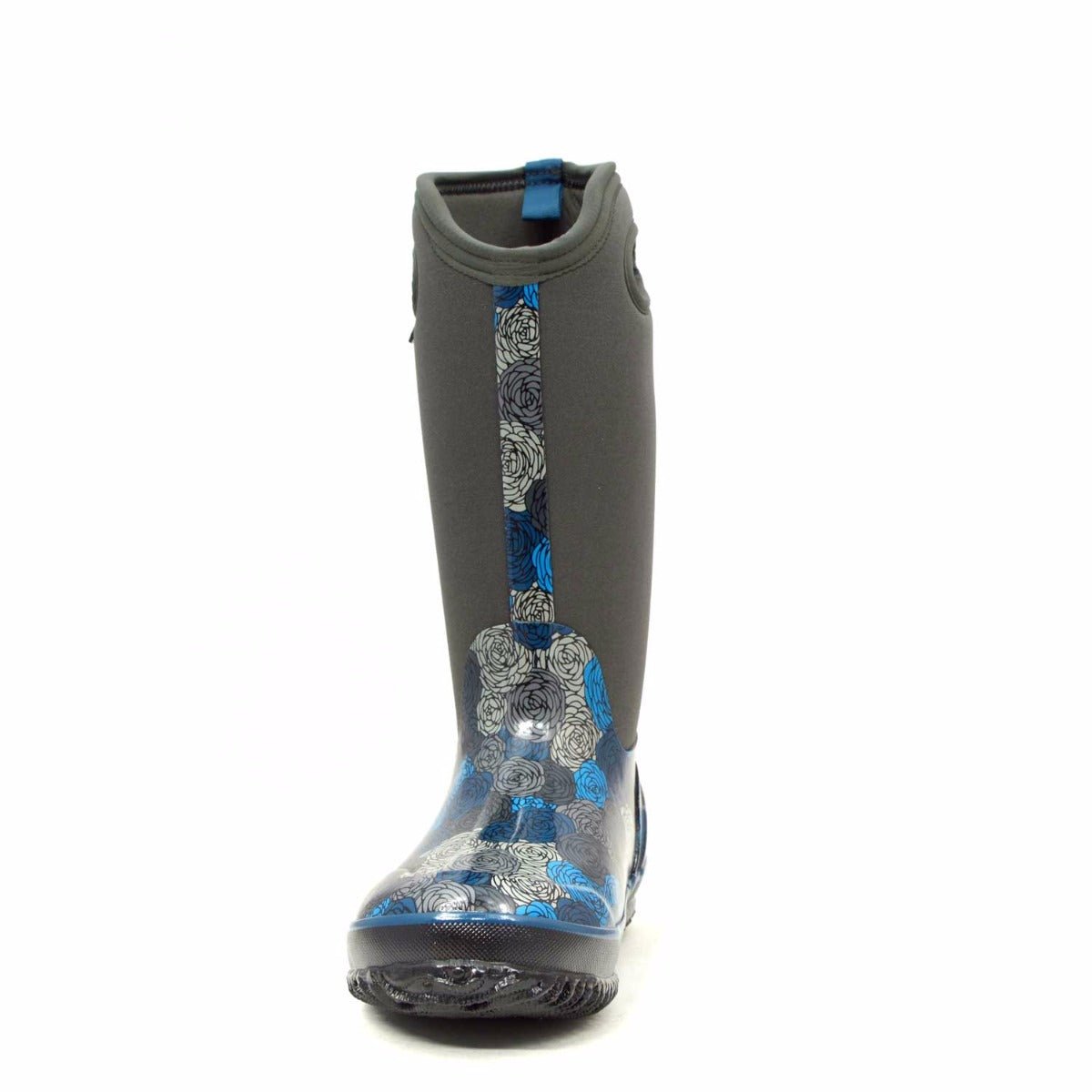 Classic Rosey Tall Dark Grey Gumboots 9 | Wellies Online