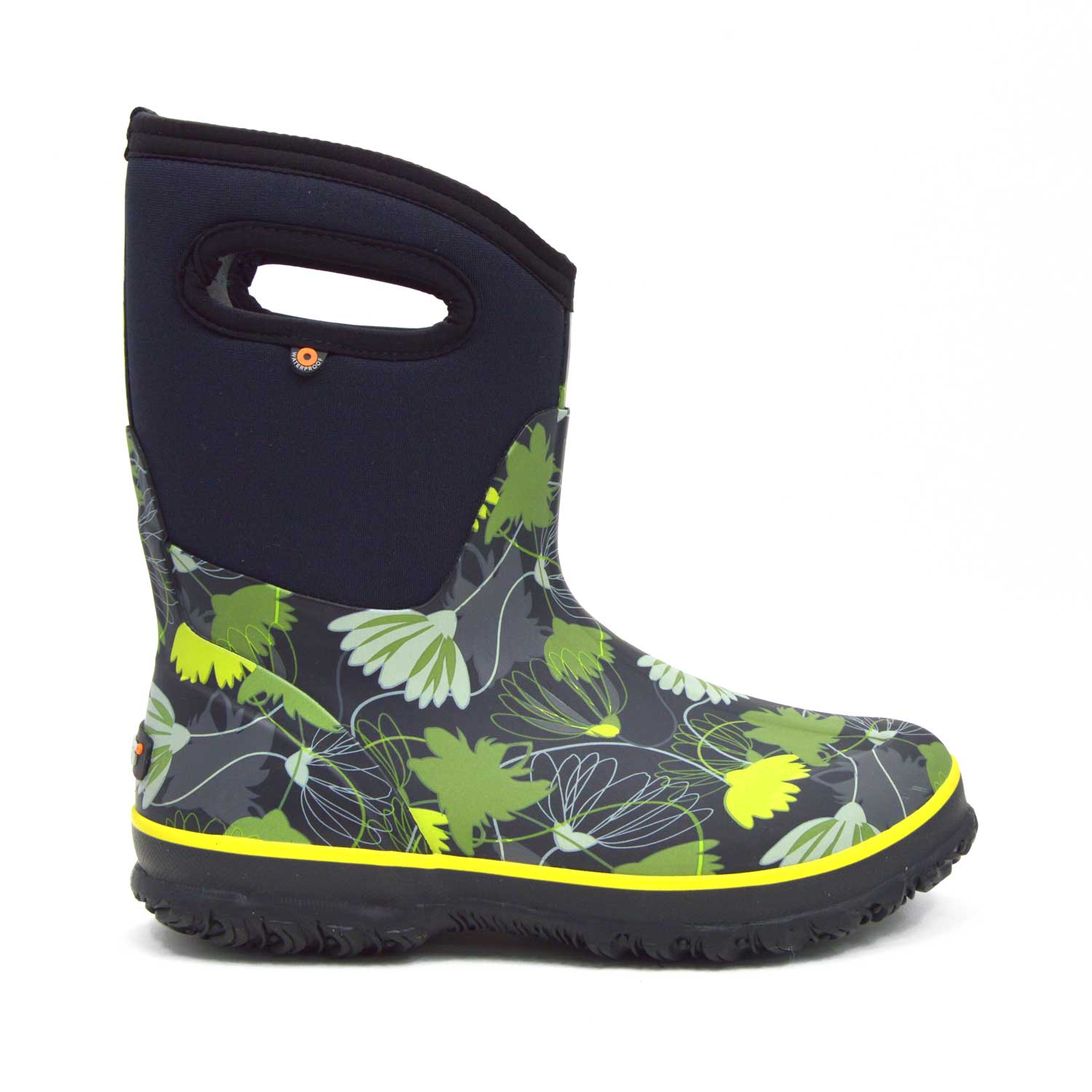 Classic Tulip Mid Black Gumboots 2 | Wellies Online