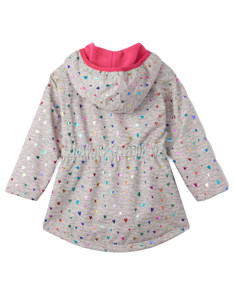 Confetti Hearts Microfiber Rain Jacket 2 | Wellies Online
