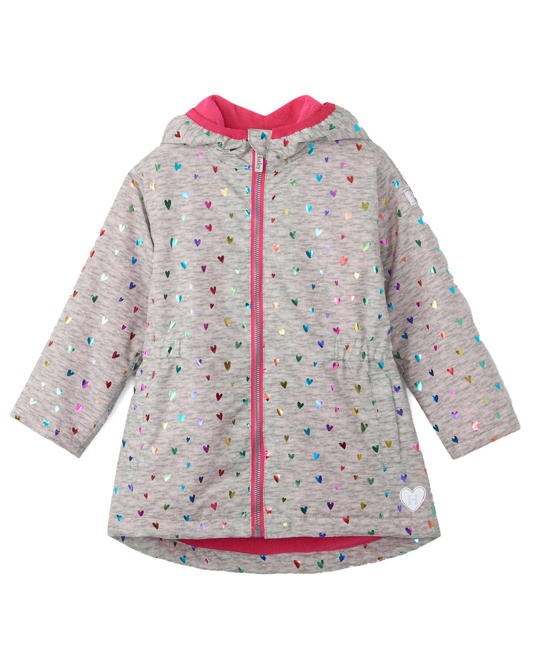Confetti Hearts Microfiber Rain Jacket 1 | Wellies Online
