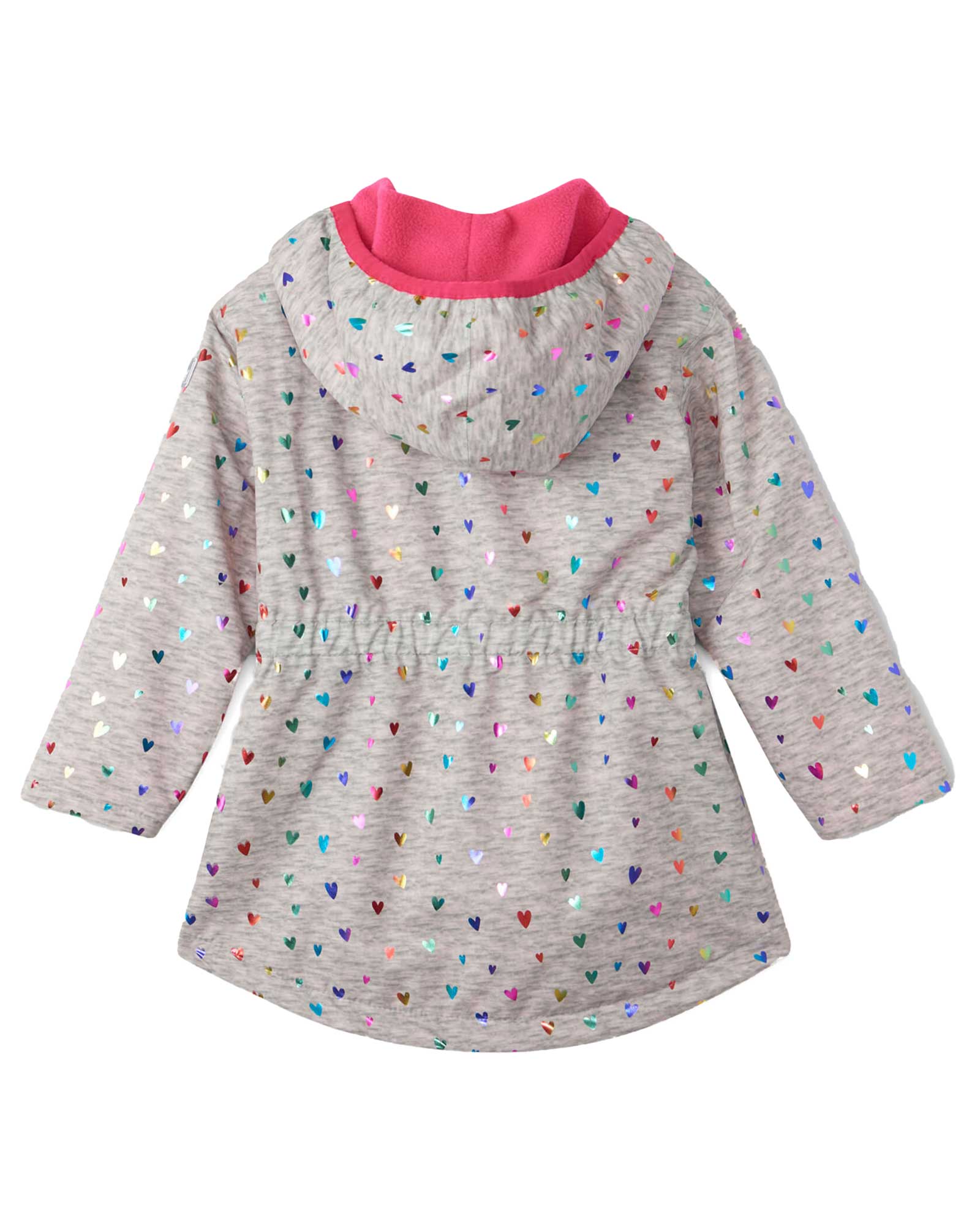 Confetti Hearts Microfiber Rain Jacket