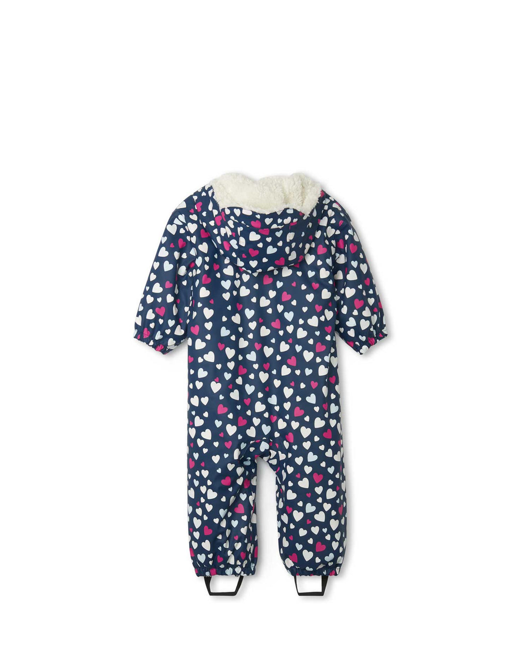 Confetti Hearts Sherpa Lined Colour Changing Baby Bundler 3 | Wellies Online