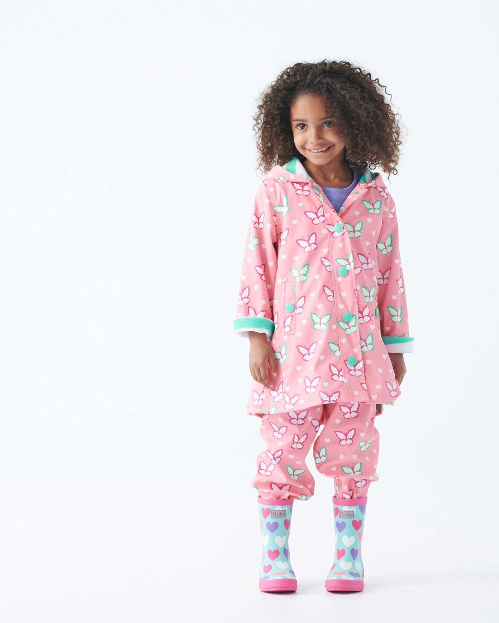 Dainty Butterflies Colour Changing Splash Jacket 5 | Wellies Online
