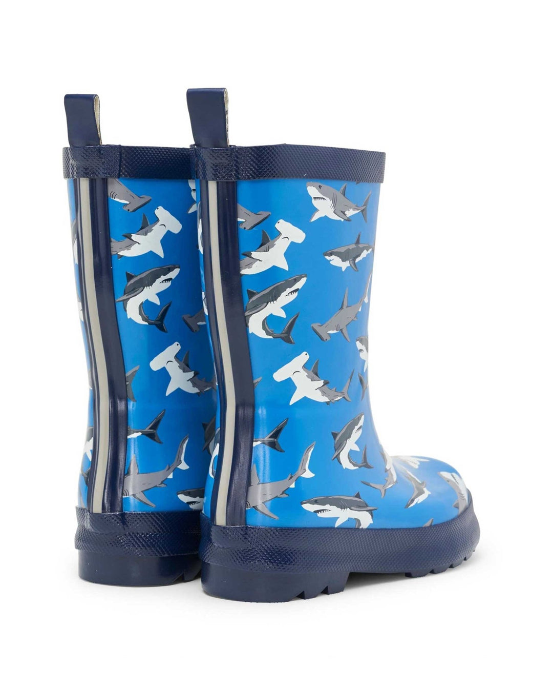 Deep - Sea Sharks Shiny Gumboots 3 | Wellies Online