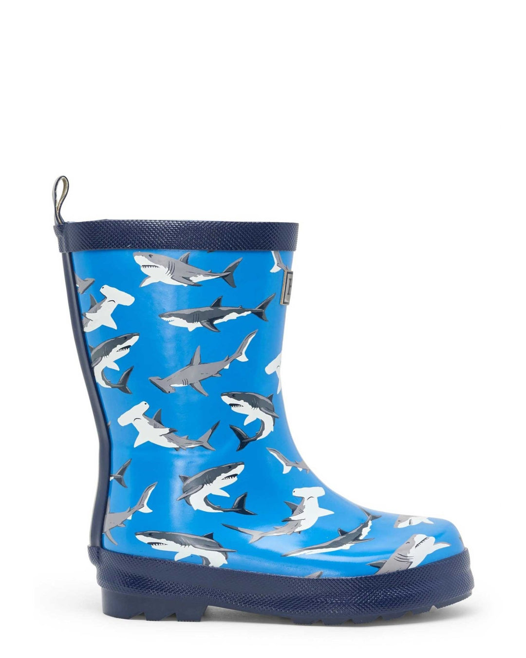 Deep - Sea Sharks Shiny Gumboots 1 | Wellies Online