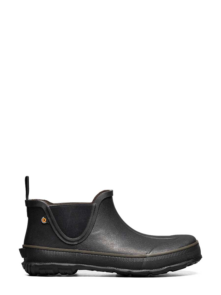 Digger Slip - On Ankle Gumboots Black 1 | Wellies Online