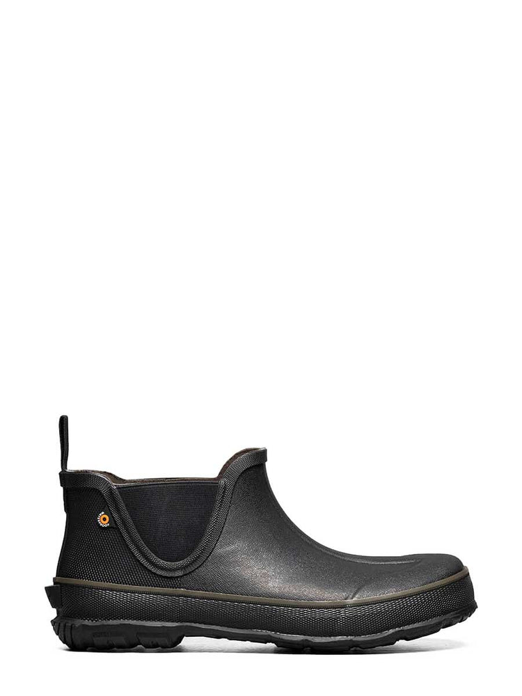 Digger Slip - On Ankle Gumboots Black 1 | Wellies Online