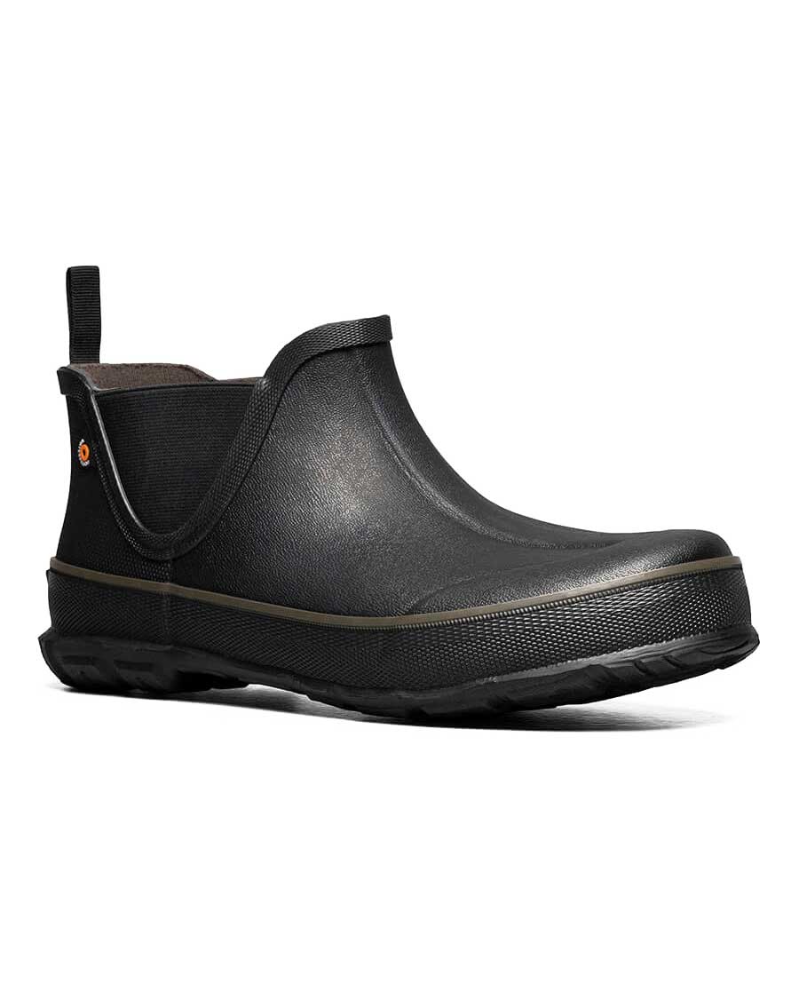 Digger Slip - On Ankle Gumboots Black 5 | Wellies Online