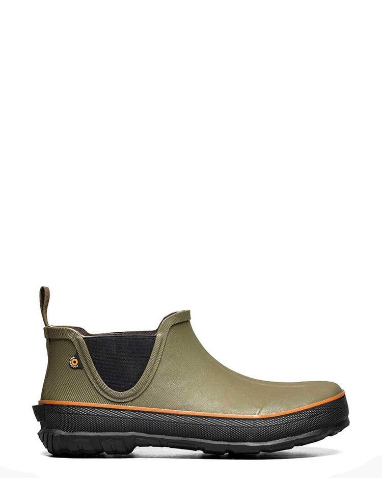 Digger Slip - On Ankle Gumboots Olive 1 | Wellies Online