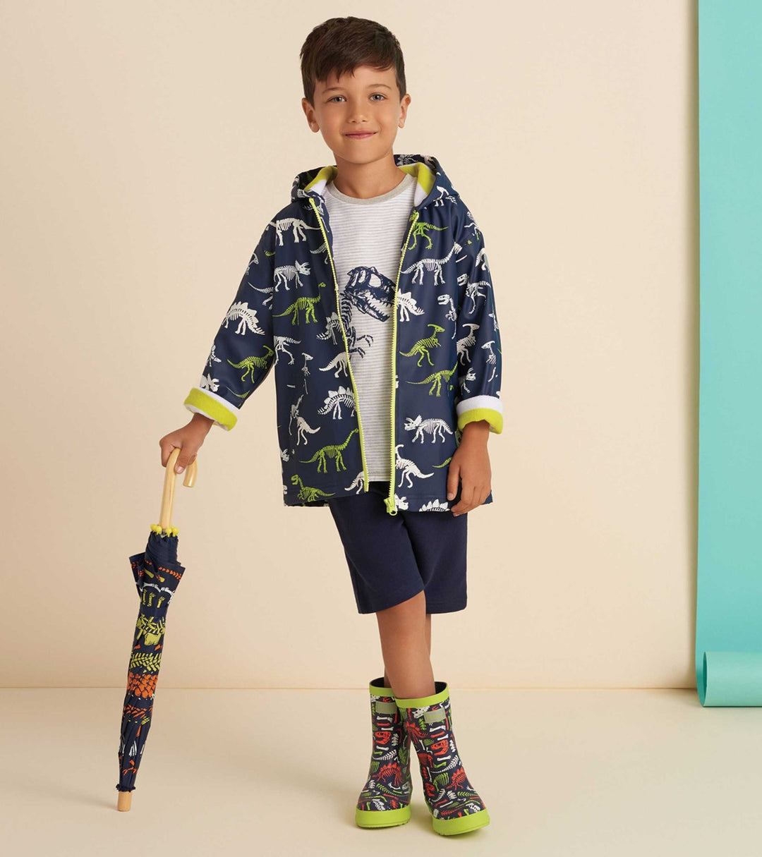 Dino Fossils Matte Gumboots 4 | Wellies Online