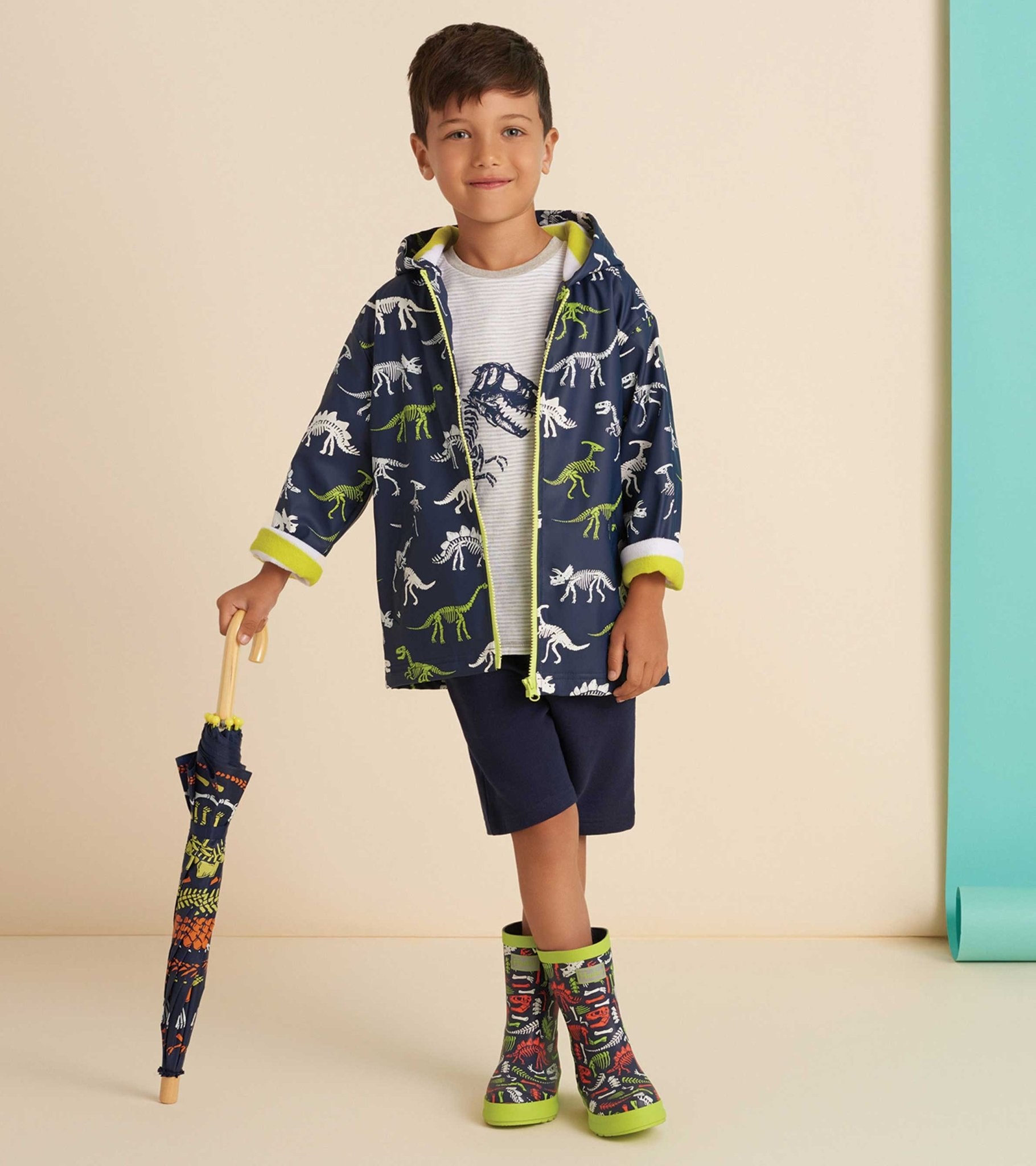 Dino Fossils Matte Gumboots 4 | Wellies Online