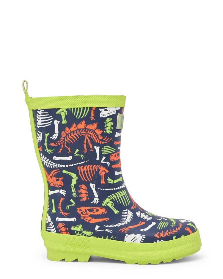 Dino Fossils Matte Gumboots 1 | Wellies Online