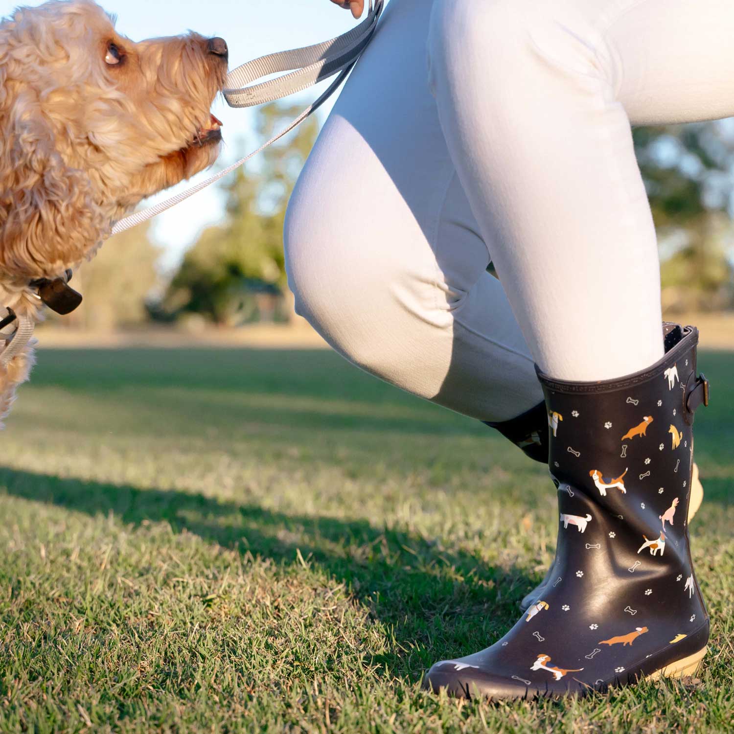 Dog Lovers Mid Gumboots 30 | Wellies Online